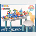 MULTIFUNCTIONAL BUILDING BLOCKS TABLE WITH CHAIR