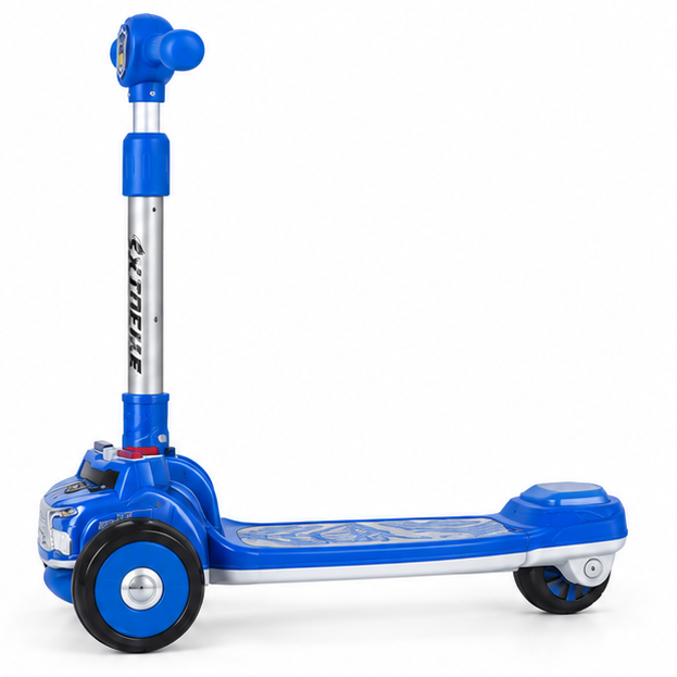 Police Style Kids 3 Wheel Scooty